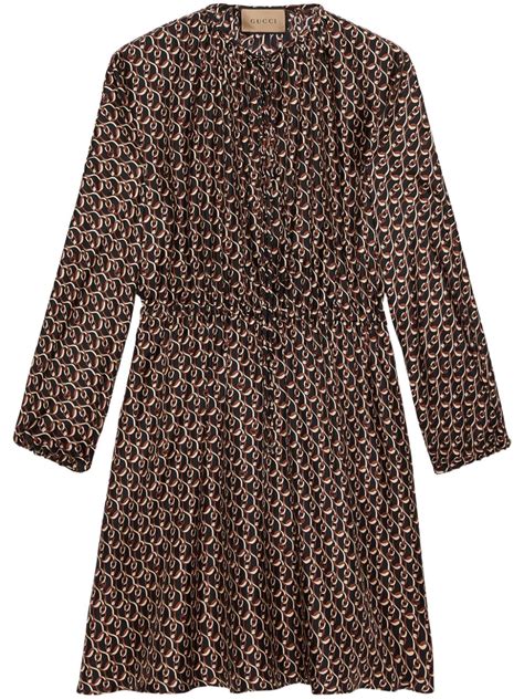 gucci chain print dress|gucci ladies dresses.